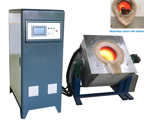 Max. smeltcapaciteit 1-1000 kg/h Inductie smeltmachine met IGBT-besturingssysteem