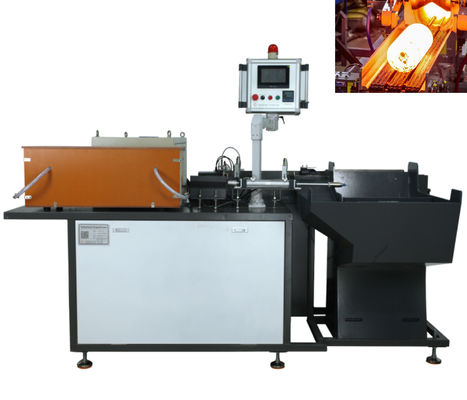 De automatische het Voeden Type Machine van het Inductiesmeedstuk voor Bareinden het Verwarmen