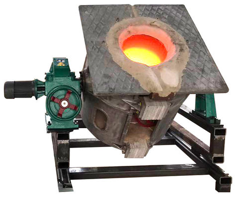 1800°C Maximum Temperatuur Midden Frequentie Inductie Smeltoven Voor Metalen Gieten